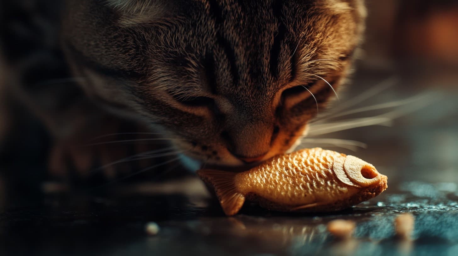 Happy Cat with Treats